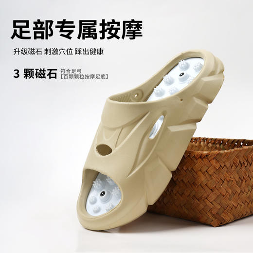 热卖！移动足疗！兰序 按摩养生拖鞋 磁石按摩穴位 男女款 商品图11