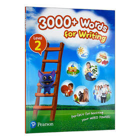香港小学英语写作3000词2级别 朗文英语小学教材 英文原版 3000+ Words For Writing 培生PTE剑桥少儿英语词汇备考书 英文版原版