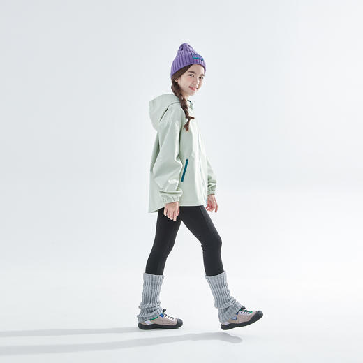 cicochild 2025年秋季新款女童高密针织堆堆袜套双层口抗皱弹力袜 商品图2