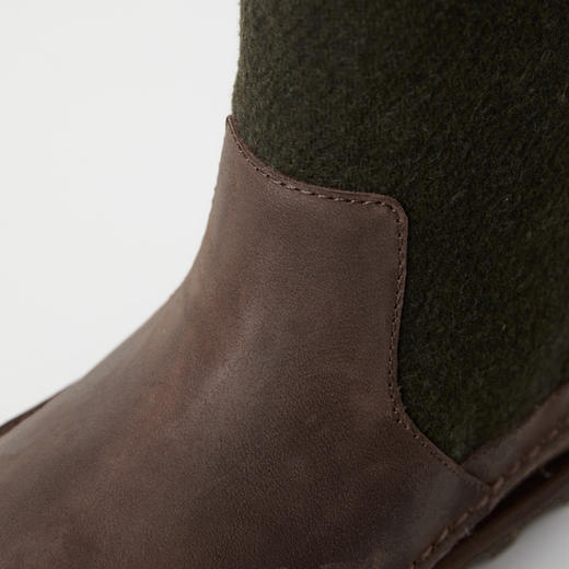 ROMI STUDIO"复古独特"皮质绒面拼接提拉徒步雪地靴 RWCWP35247 【发货时间25-30天】 商品图3