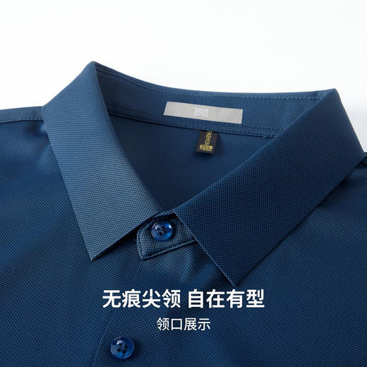 【无痕易打理】圣得西男士针织衬衫2025秋季新款扛皱易打理商务风 商品图10