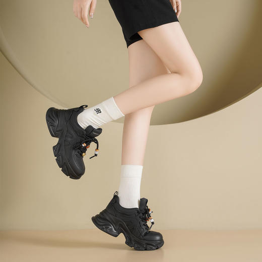 Westory2025年秋季厚底老爹鞋波西米亚串珠深口运动鞋S25CM76481 商品图2