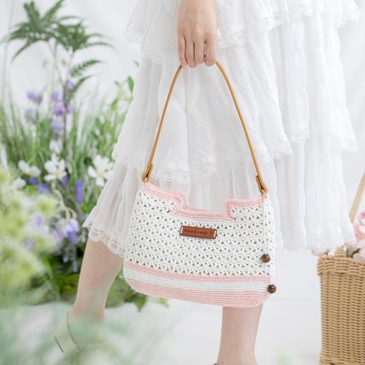 苏苏姐家简惜单肩包手工diy编织钩针毛线团自制包包材料包 商品图2