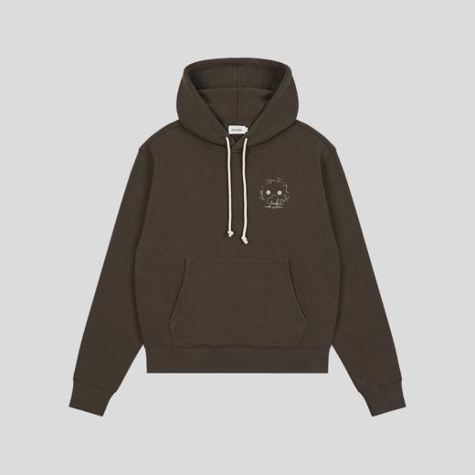 GOODBAI nice to meet you表情印花连帽卫衣 商品图4