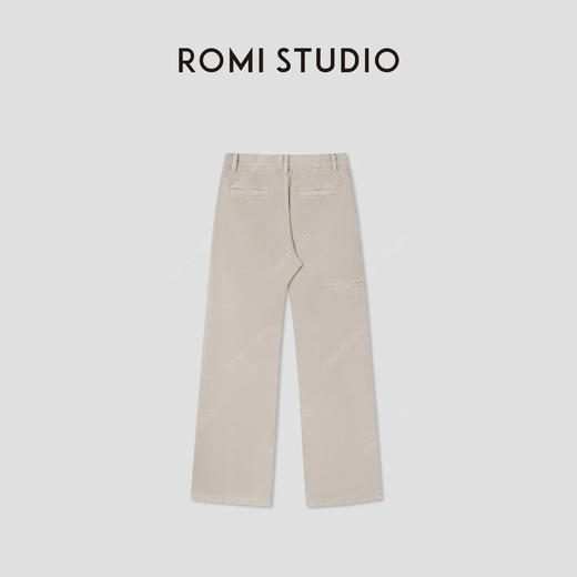 ROMI STUDIO“复古经典”100%棉环保洗水休闲直筒牛仔裤RWCSX82296 商品图1