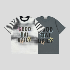 GOODBAI 五角星logo印花短袖T恤