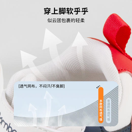 贝贝怡25春秋新款儿童轻便软底学步鞋舒适圆头防踢休闲鞋魔术贴运动鞋ZB3EX006 商品图9