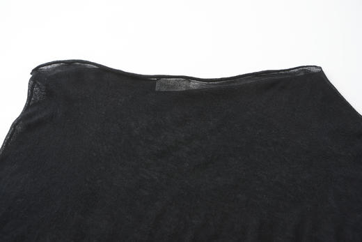 Ruohan 25PF 驼色/黑色水溶羊绒针织披肩 商品图13