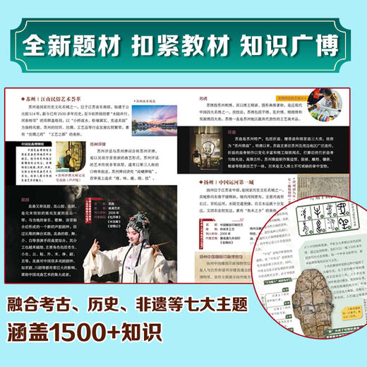 《少年游学小全书》礼盒装15册  6-15岁  融合考古、历史、非遗七大主题 涵盖1500+知识  开启一场历史、地理、旅行、博物馆中外世界探索之旅   赠：唐诗宋词地图套装+敦煌笔记本 商品图4