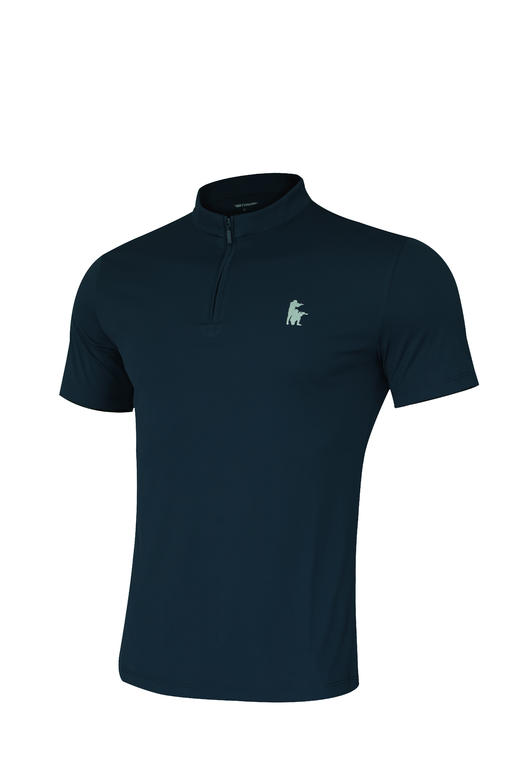 立领速干衣-男款-藏蓝 商品图0