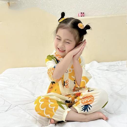 【YW】无忧购儿童绵绸睡衣套装空调服家居服两件套（截单后3-5天发货) 商品图3