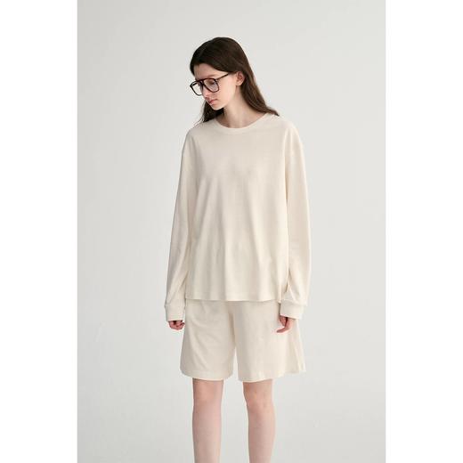 MAISON CECILE 两色/桑蚕丝立体颗粒肌理感休闲通勤懒人套装 商品图0