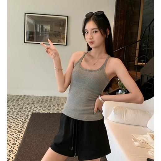 版型超绝！@美式工字美背丨自带胸垫 莱赛尔天丝面料 商品图0