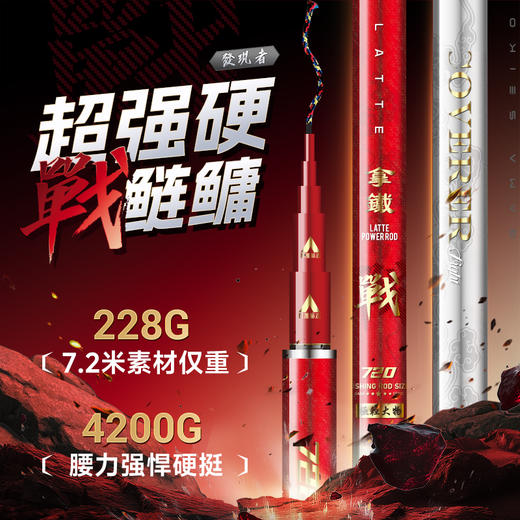 伽玛精工拿铁战轻量大物竿鲢鳙鱼竿 商品图7