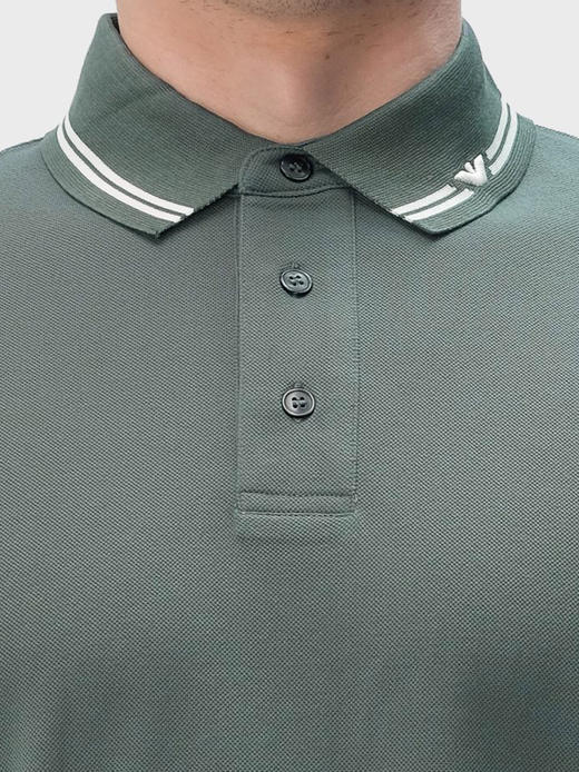 【特惠秒】Emporio Armani 男士全棉刺绣领标logo休闲短袖Polo T恤12385 商品图5