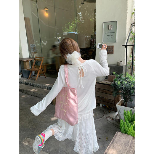 <曾小咸推荐>3.21现货秒杀 ！微信超特价！韩系花边长袖防晒T恤 日常149.99 立减80 秒杀69.99！！ 商品图4