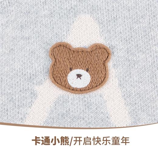 贝贝怡春秋季新款男童针织开衫纯棉柔软亲肤毛衣不易起球ZB3ES028 商品图4