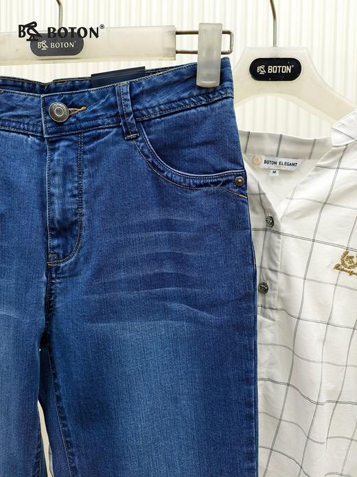 【第2件半价！尾货清仓不退换】波顿女士七分牛仔裤LF563217 商品图1