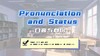 Lesson39：《Pronunciation and Status》 商品缩略图0