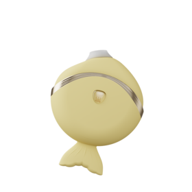 愉兔 鱼吻 黄色