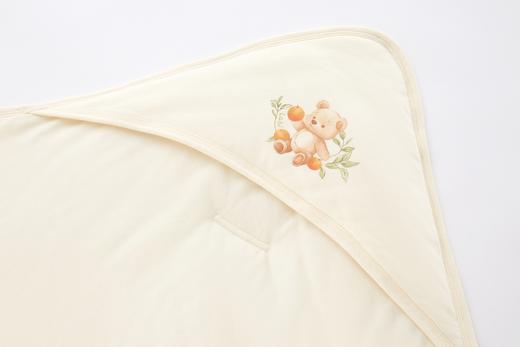 （特惠）金发拉比寝具i5-0橘子小熊抱被90*90浅杏LYEE10641472000 商品图11