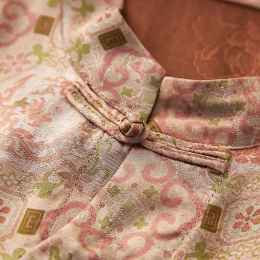 「高货wl」全新升级【铂金会员312/天猫419/差价107】(22703)洛诗琳新中式香云纱无袖马甲2025夏季复古国风旗袍上衣 商品图2