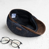 疯帽子 25年秋新报童帽牛仔前进帽子 深蓝美式复古八角麂皮鸭舌帽男 商品缩略图3