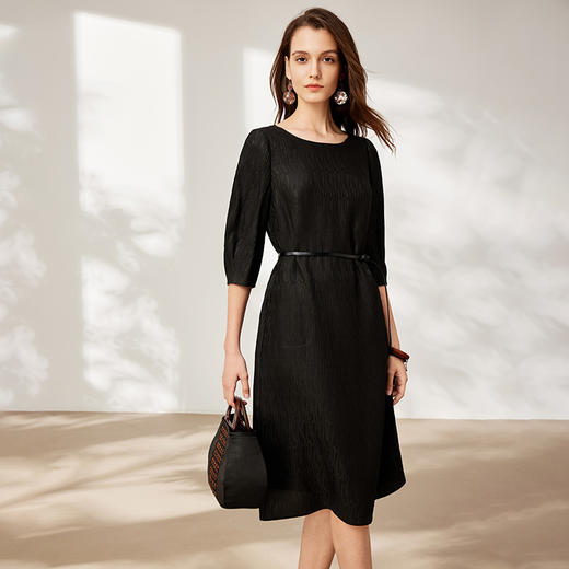 TANGYcollection2025天意精品夏季新品中国风女连衣裙L253811 商品图3