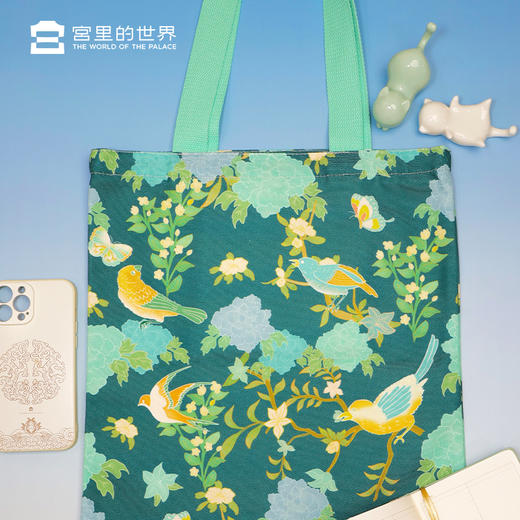 【宫里帆布袋】春雀报喜帆布袋 商品图4