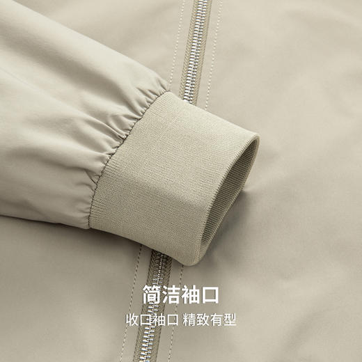 【门店同款】螺纹棒球领夹克2025秋新款扛皱易打理工装外套 商品图8