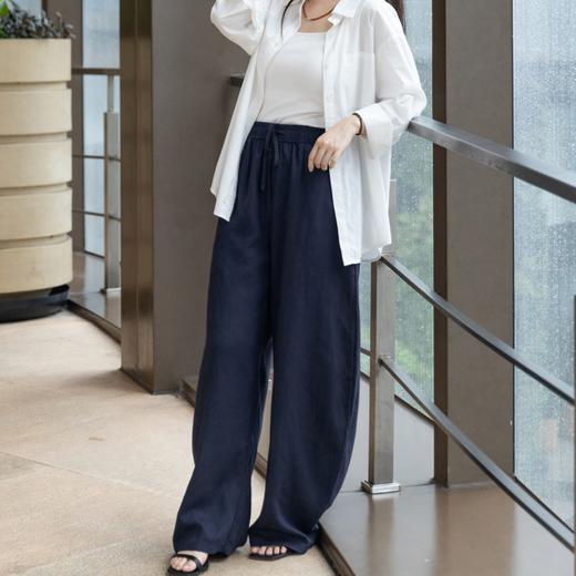 Aimi天丝亚麻山本弯刀裤|舒适透气，修饰腿型，夏天必入神裤 商品图6