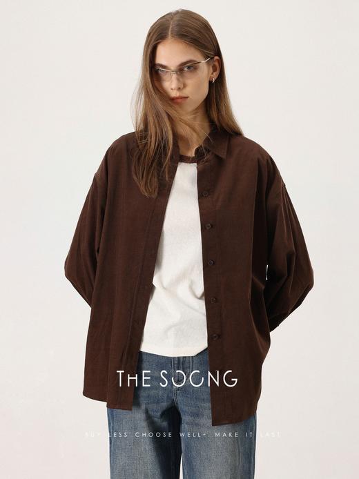 THESOONG|"典雅韵味"纯棉亲肤柔软松弛感polo领外套HWCS7535 商品图4