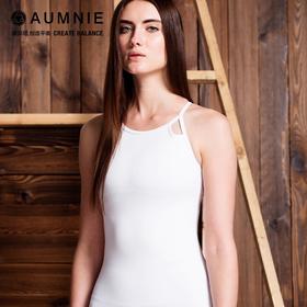 AUMNIE澳弥尼莲花背心紧身女薄款速干透气显瘦百搭瑜伽背心罩衫