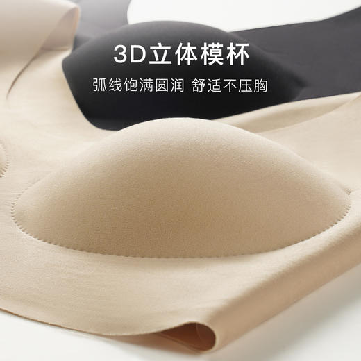 【粉底液隐形无痕】夏季薄款内衣女舒适透气美背聚拢无钢圈文胸 商品图13