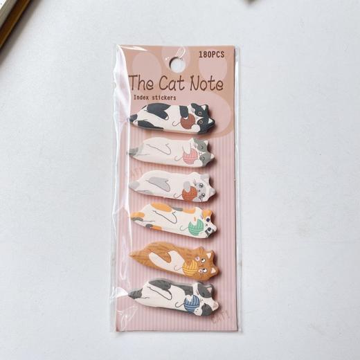 可爱猫咪索引贴学生用记事分类便签贴卡通diy标记N次贴 商品图8