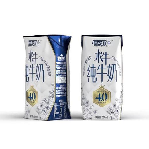 【2月新日期】皇家水牛纯牛奶4.0g/100ml优质蛋白200ml*12 商品图1
