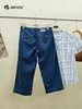 【第2件半价！尾货清仓不退换】波顿女士弹力牛仔七分裤修身显瘦夏季百搭LE323 商品缩略图3