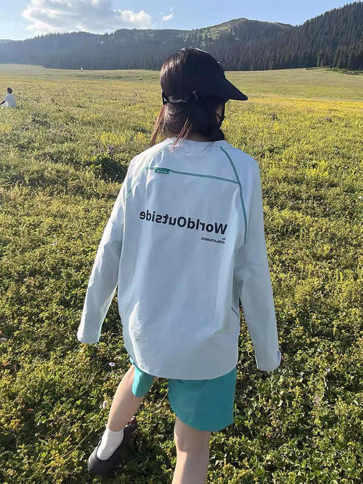 秋新！山系机能风~情侣轻量舒适速干透气长袖T恤 商品图6