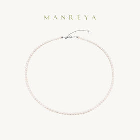 小米链天然淡水珍珠项链（单珍珠链）A-5829 【送首饰盒+证书+礼袋】玛芮雅