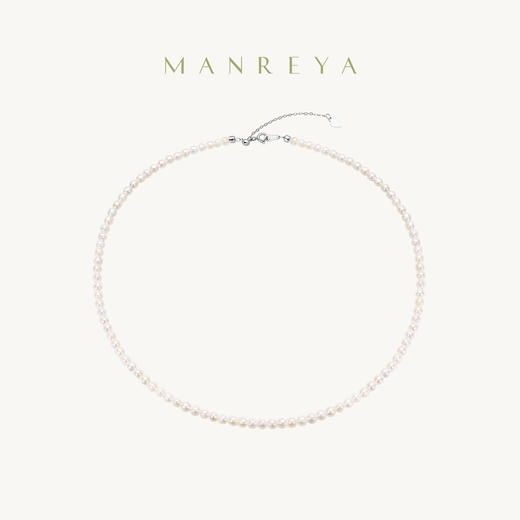 Manreya玛芮雅“松间雪”绿松石小米链珍珠项链|合成绿松，珍珠 商品图6
