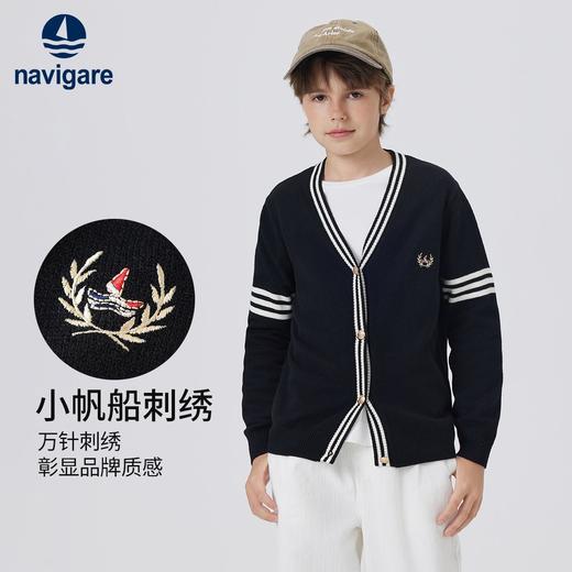 【纳维凯尔】【120-165】Navigare意大利小帆船男童春秋针织衫 商品图7