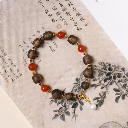 【青山特惠】8mm 2颗、10mm 2颗 、9x9mm 6颗 绿棋楠 【芬迎】沉香手串 c38 商品图8