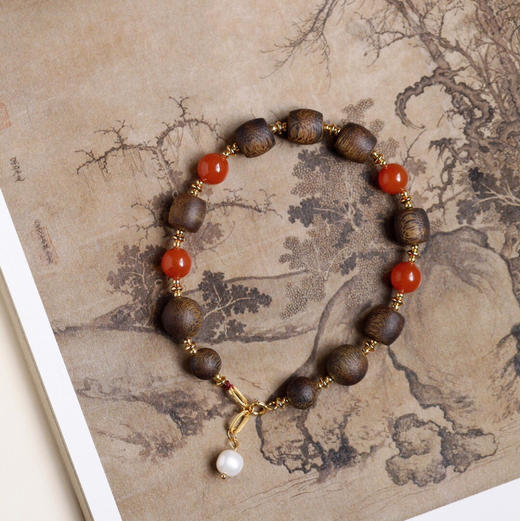 【青山特惠】8mm 2颗、10mm 2颗 、9x9mm 6颗 绿棋楠 【芬迎】沉香手串 c38 商品图6