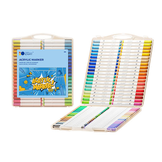恩米单头扁盒丙烯马克笔 商品图4