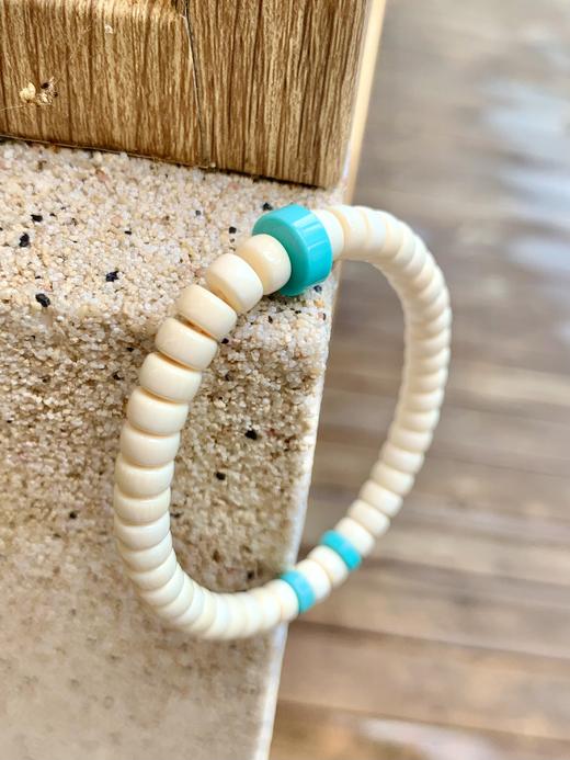 西比利亚冰河时代·猛犸xiang牙药片珠直切绿松石手串合集（3-5天左右） 商品图6