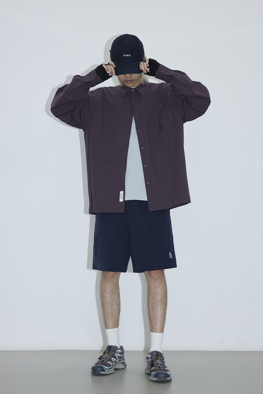 吃茶去chichaqu25速干特氟龙三防户外运动轻量长袖衬衫徒步骑行 商品图1