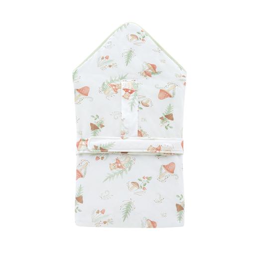 （特惠）金发拉比寝具i5-0蘑菇小熊抱被90*90灰绿LYEE10641341000 商品图10