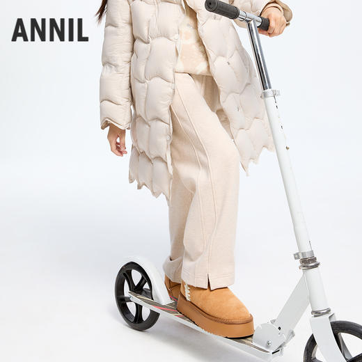 女童全腰针织裤冬季新款安奈儿童装EG546572 商品图2