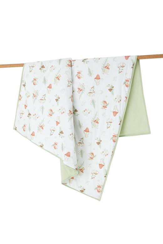 （特惠）金发拉比寝具i5-0蘑菇小熊四季被150*120灰绿LYEE10491441000 商品图2