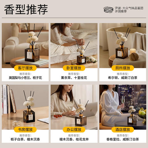 【无火香薰热卖款】尹谜东方记忆香薰套组 200ml *2+50ml 试香+香膏 商品图3